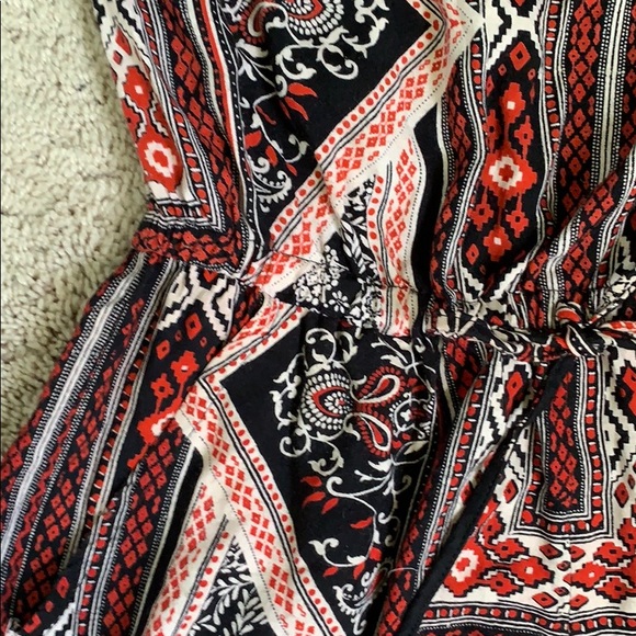 Angie Boho Tribal Print Strapless Romper - Picture 7 of 8